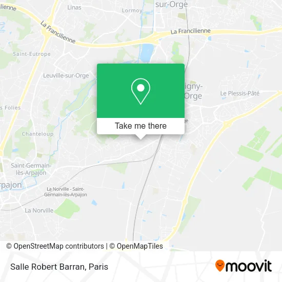 Salle Robert Barran map
