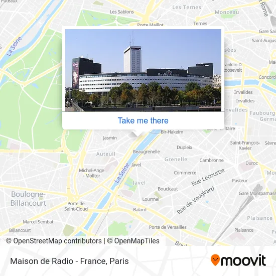 Maison de Radio - France map