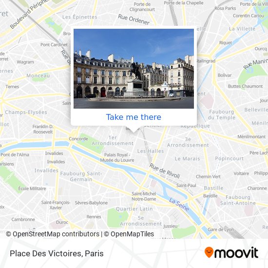 Mapa Place Des Victoires