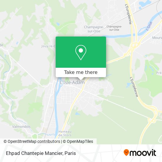 Ehpad Chantepie Mancier map