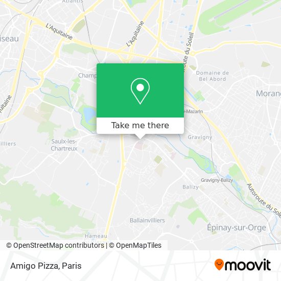 Amigo Pizza map