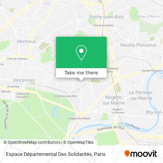 Espace Départemental Des Solidarités map