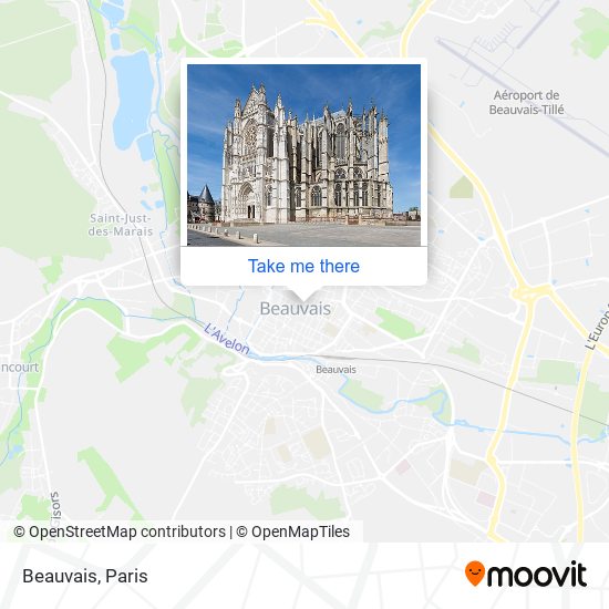 Beauvais map