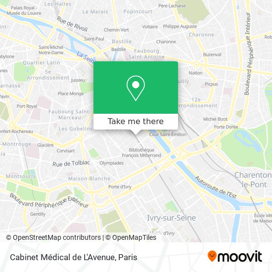 Mapa Cabinet Médical de L'Avenue