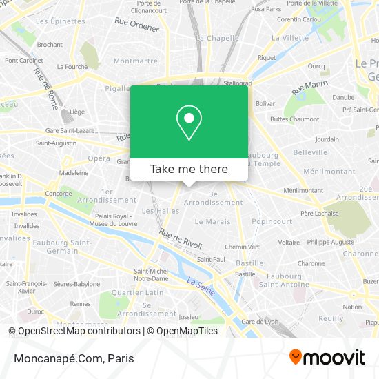 Moncanapé.Com map