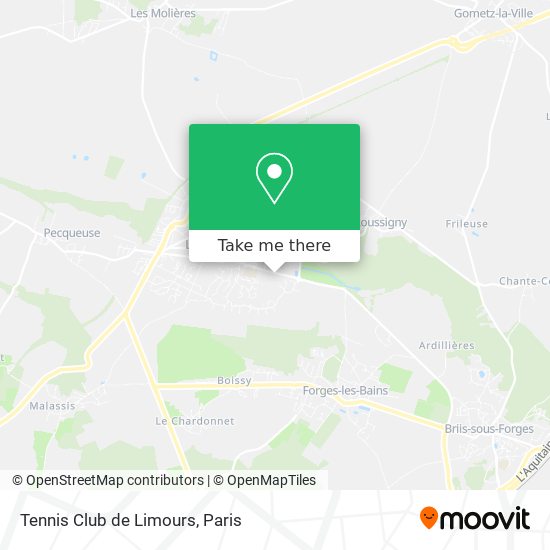 Tennis Club de Limours map