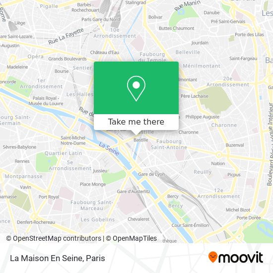 La Maison En Seine map