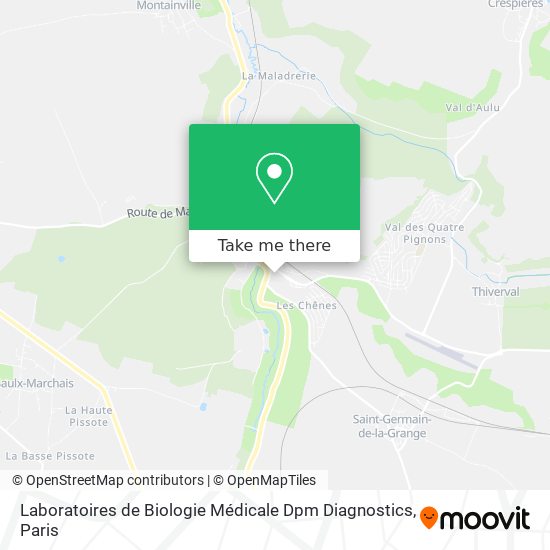 Mapa Laboratoires de Biologie Médicale Dpm Diagnostics