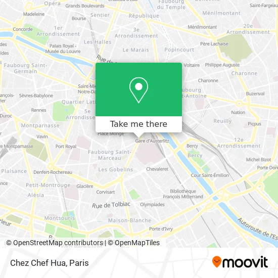 Chez Chef Hua map