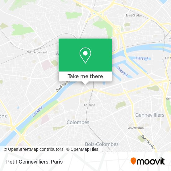 Petit Gennevilliers map