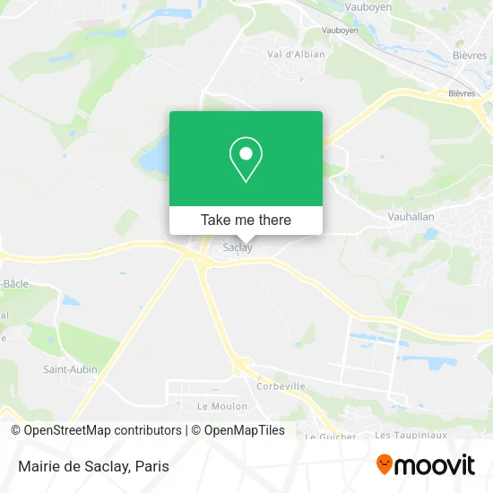 Mairie de Saclay map