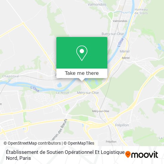 Établissement de Soutien Opérationnel Et Logistique Nord map