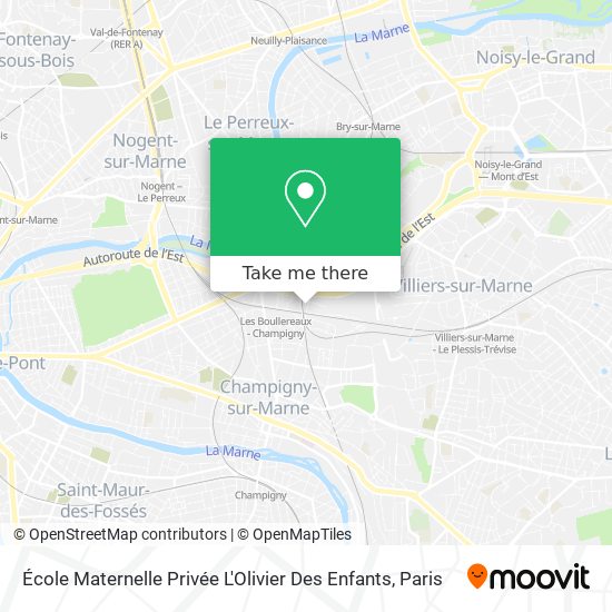 École Maternelle Privée L'Olivier Des Enfants map