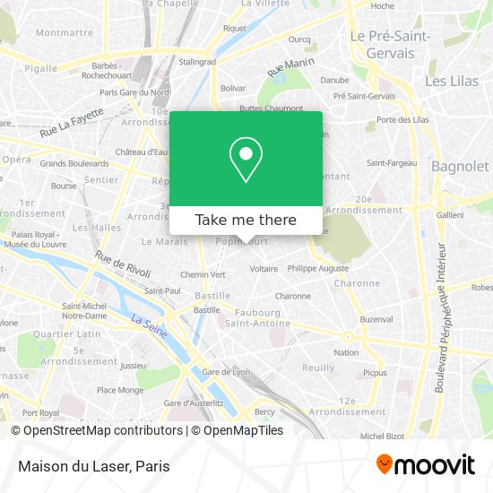 How To Get To Maison Du Laser In Paris By Metro Bus Or Train