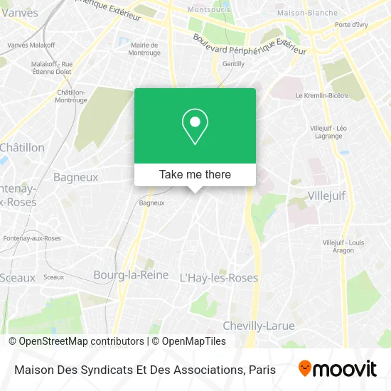 Maison Des Syndicats Et Des Associations map