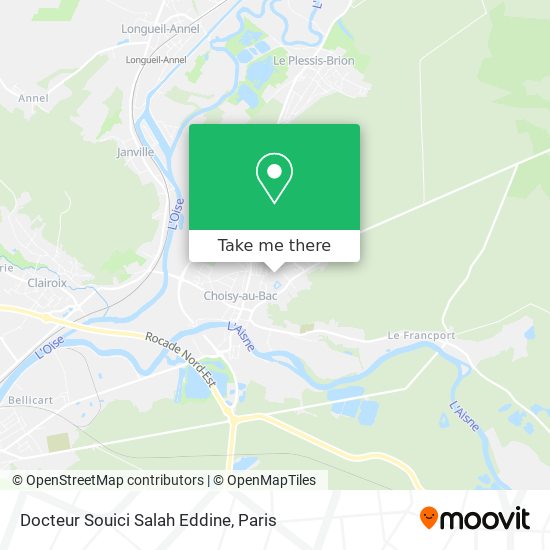 Docteur Souici Salah Eddine map