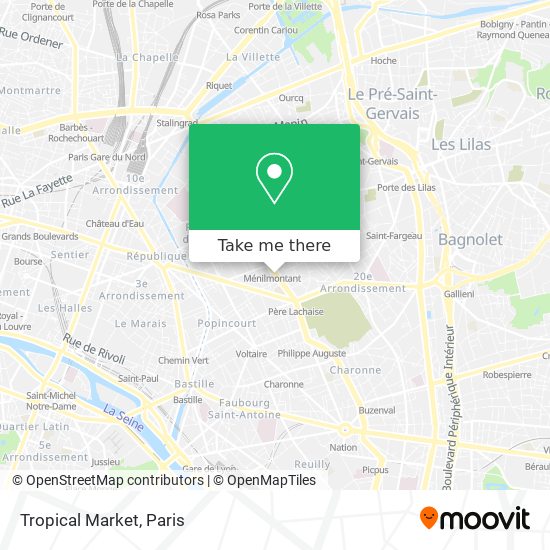 Mapa Tropical Market