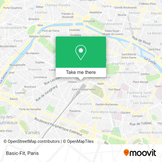 Basic-Fit map