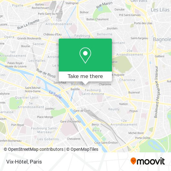 Vix-Hôtel map