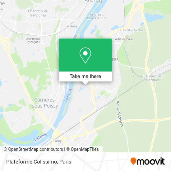 Plateforme Colissimo map