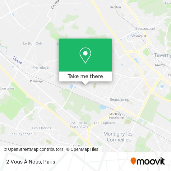 2 Vous À Nous map