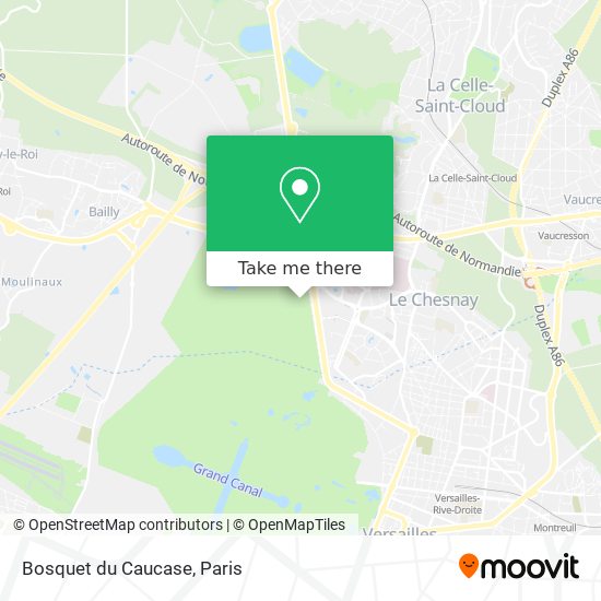 Bosquet du Caucase map