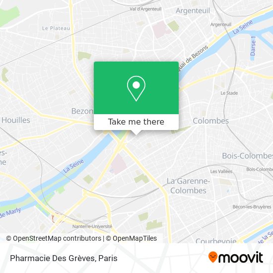 Pharmacie Des Grèves map