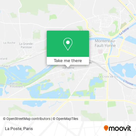 La Poste map