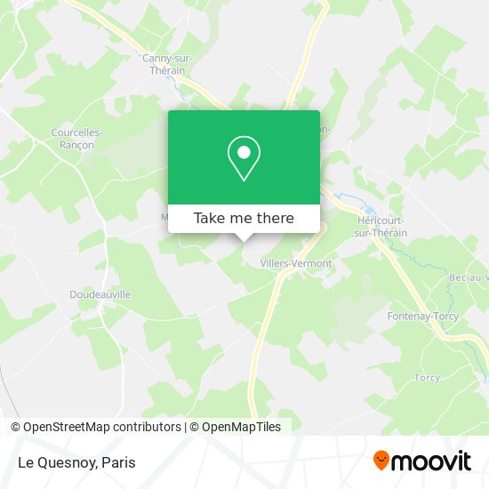 Le Quesnoy map