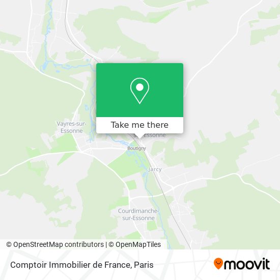 Comptoir Immobilier de France map