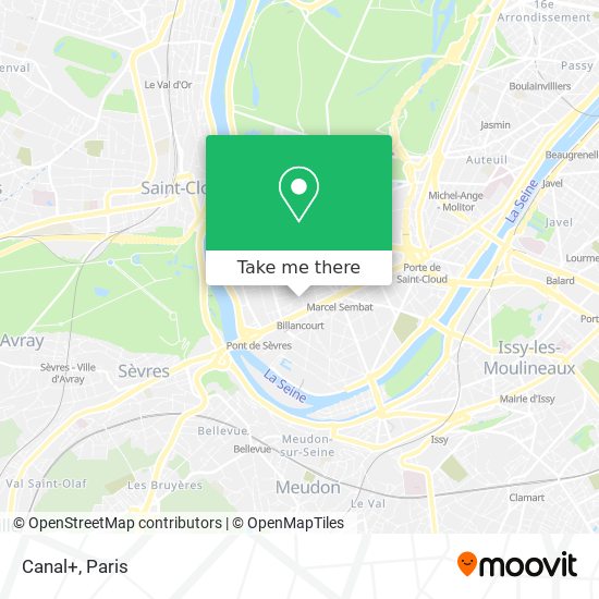 Canal+ map