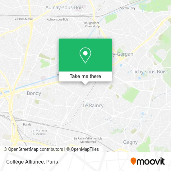 Collège Alliance map