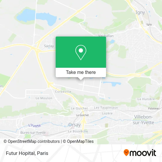 Futur Hopital map