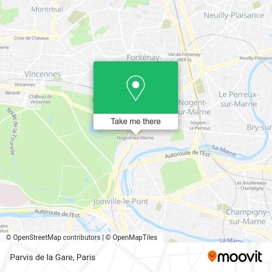 Parvis de la Gare map
