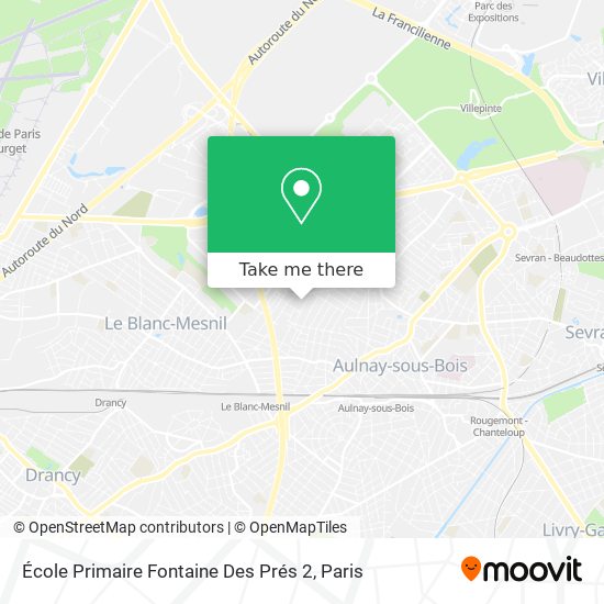 École Primaire Fontaine Des Prés 2 map