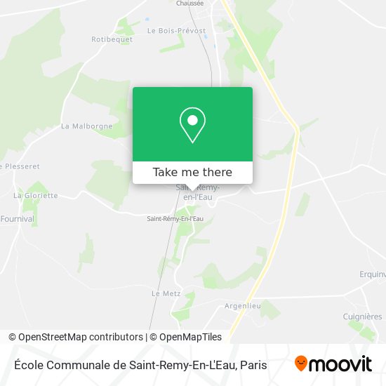 Mapa École Communale de Saint-Remy-En-L'Eau