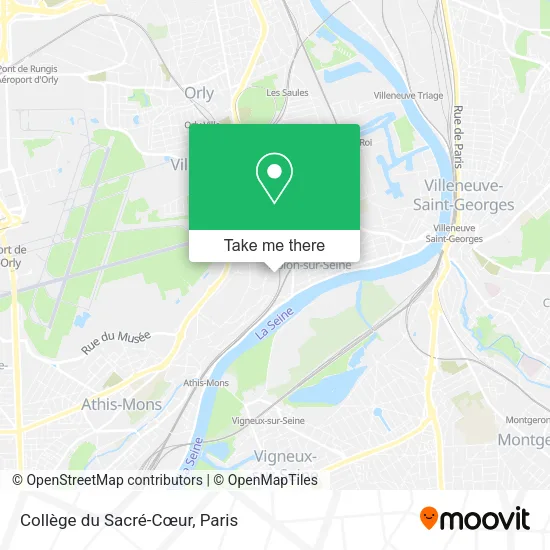 Mapa Collège du Sacré-Cœur