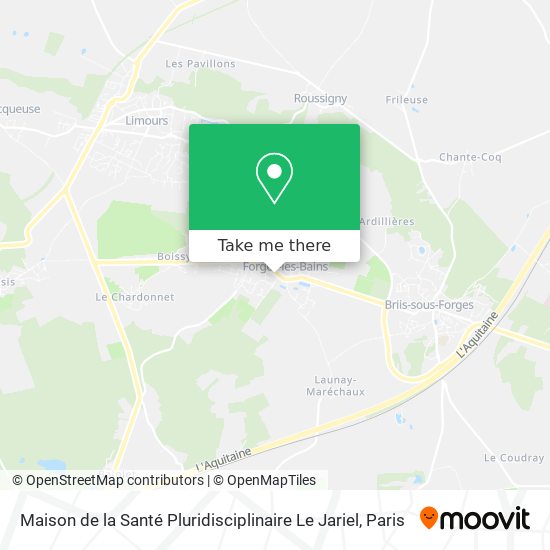 Maison de la Santé Pluridisciplinaire Le Jariel map