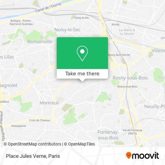 Mapa Place Jules Verne