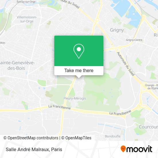 Salle André Malraux map