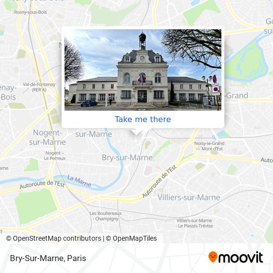 Mapa Bry-Sur-Marne