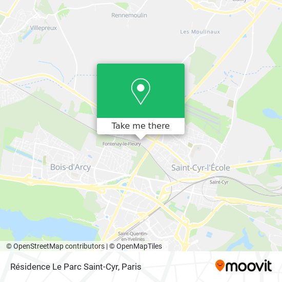 Résidence Le Parc Saint-Cyr map