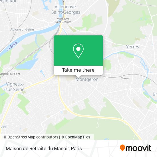 Mapa Maison de Retraite du Manoir