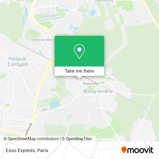 Esso Express map
