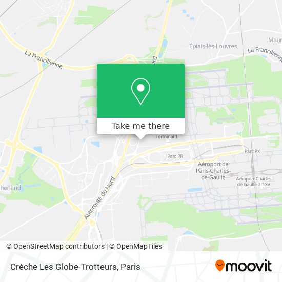 Crèche Les Globe-Trotteurs map
