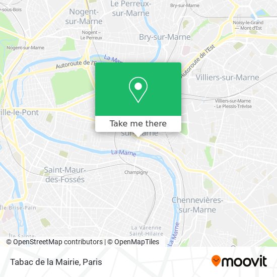 Mapa Tabac de la Mairie