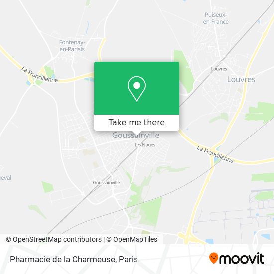 Pharmacie de la Charmeuse map