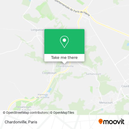 Mapa Chardonville