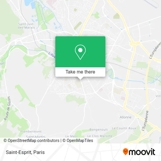Saint-Esprit map