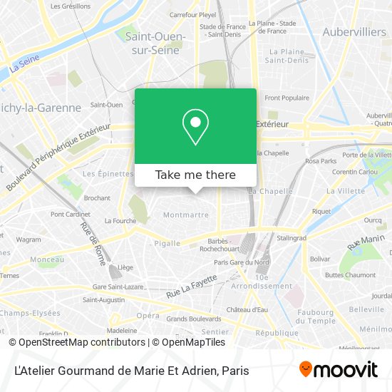 Mapa L'Atelier Gourmand de Marie Et Adrien